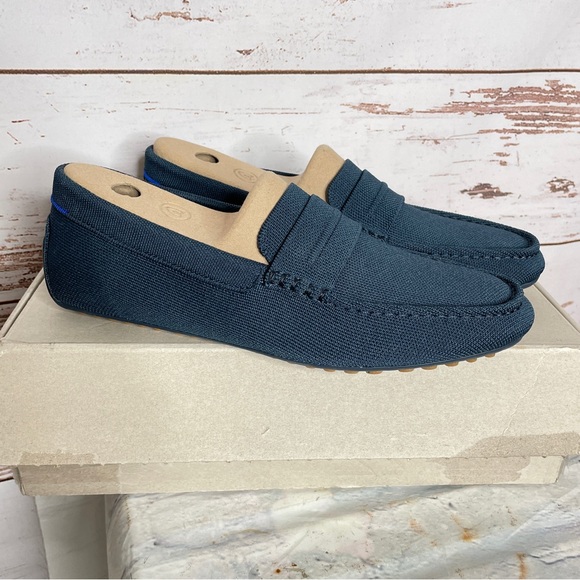 Rothy’s Navy driving loafers men’s 10.5 - Picture 4 of 12